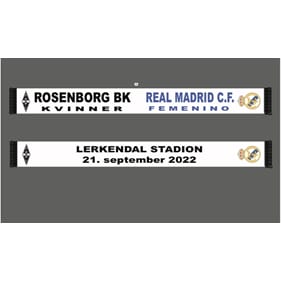 Vennskapsskjerf Rosenborg Kvinner - Real Madrid