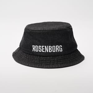 Bøttehatt sort denim