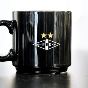 Krus Sort med Logo